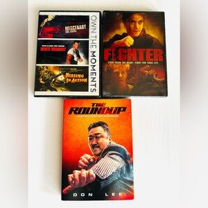 DVD Action Fight Movies Collection of 3 DVDs